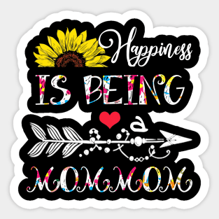 Happiness is being a mommom mothers day gift Sticker